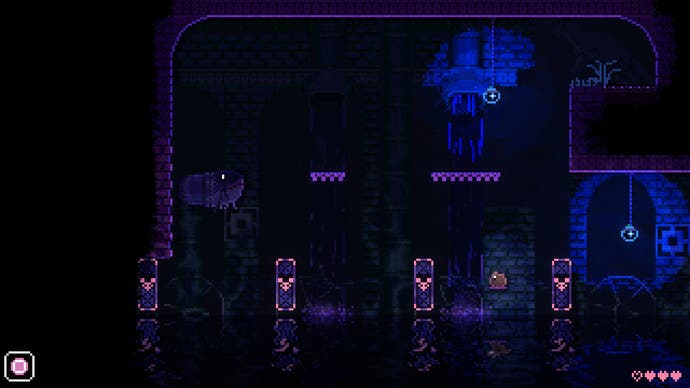 A conveyor belt runs through the depths in Animal Well