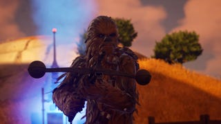 fortnite chewbacca holding wookie bowcaster