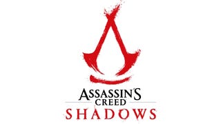 Assassin's Creed: Shadows official logo, showing the series' usual Assassin insignia formed by splashes of blood.